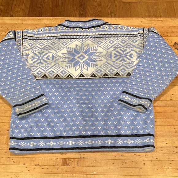 Hanna Andersson cotton sweater size 120 blue unisex - Picture 3 of 3